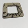 Dalmatian Jasper Square Ring Pendant - 4 Pieces - Image 4