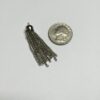 Silver Plated Chain Tassels - 24 Pieces - Image 3
