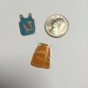 Vintage Enameled Outfit Charms - 4 Pieces - Image 3