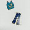 Vintage Enameled Outfit Charms - 4 Pieces