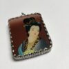 Hand Painted and Set Double Sided Pendant (Style 3) - 1 Piece