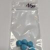 Vintage German Cut Rounds in Sky Blue - 10 Pieces - Image 2