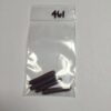 German Vintage Glass Daggers in Purple Cream - 8 Pieces - Image 2