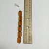 Vintage German Glass Beads with 22k Gold Edging - 6 Pieces - Image 3
