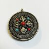 Tibetan Prayer Box Coral Center - 1 Piece