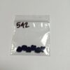 Vintage German Glass Hearts in Dark Blue - 12 Pieces - Image 3