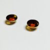 Vintage German Glass Pagoda Bead in Amber - 4 Pieces - Image 2