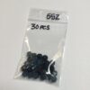 Vintage Glass Rose Cut Beads in Montana - 60 Pieces - Image 3