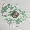 Glass Satin glass Beads in Mint Green - 200 pieces - Image 2