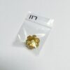 Gold Foiled Glass Flower Bead - 2 Piece - Image 3
