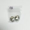 White Embellagio Beads - 8 Pieces - Image 3