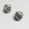 White Embellagio Beads - 8 Pieces