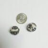 White Embellagio Beads - 8 Pieces - Image 2