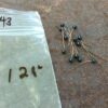 Black German vintage Glass Head Pins - 40 Pieces - Image 5