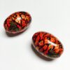 Hand Painted Wood Beads - 8 Pieces