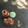 Hand Painted Wood Beads - 8 Pieces - Image 3