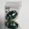 Large Hole Hand Painted Wood Beads - 8 Pieces - Image 4