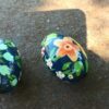 Large Hole Hand Painted Wood Beads - 8 Pieces - Image 3