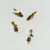 Gold Plated Pewter High Heel Charms - 8 Pieces
