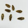 Gold Plated Pewter Decorative Drops - 14 Pieces