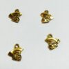 Gold Plated Pewter Pirate Charms - 8 Pieces