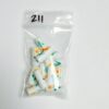 Vintage Japanese Hand Painted Cylinder Beads Artisan Made - 48 Pieces - Image 3