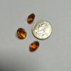 Vintage German Top-Drilled Faceted Glass Sew On - 12 Pieces - Image 2