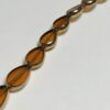 Vintage German Glass Beads 22K Gold Edging - 12 Pieces