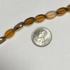 Vintage German Glass Beads with Real Gold Edging - 15 Pieces - Image 2