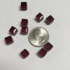 Swarovski Cube Beads 8 MM Garnet - 10 Pieces - Image 3