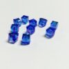 Swarovski Cubes 8 MM Sapphire AB - 10 Pieces
