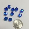 Swarovski Cubes 8 MM Sapphire AB - 10 Pieces - Image 3