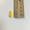 Vintage German Glass Teardrop Beads in Bright Yellow - 12 Pieces - Image 3