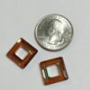 Swarovski Crystal Square Rings 4439 14 MM Red Magma - 3 Pieces - Image 3