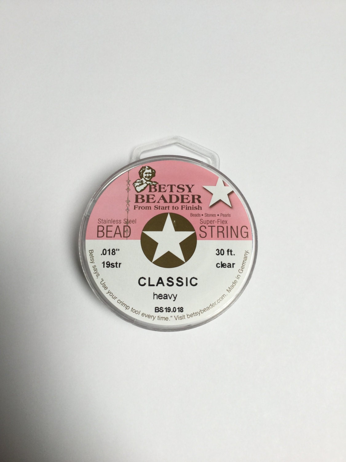 Beadalon Beading Wire 19 strand - Sterling Silver .024 beadworldbeads