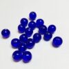 Vintage Japanese Glass Rounds in Cobalt - 36 Pieces
