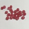 Vintage Japanese Glass Baroque Beads in Pink - 23 Pieces