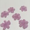 Light Purple Lexan Orchid Beads - 24 Pieces