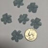 Powder Blue Lexan Orchid Bead - 24 Pieces - Image 3