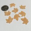 Orange lucite Leaf Charms -32 Pieces - Image 3