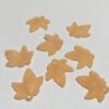 Orange lucite Leaf Charms -32 Pieces