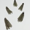 Silver Plated Chain Tassels - 24 Pieces - Image 2