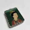 Hand Painted and Set Double Sided Pendant (Style 3) - 1 Piece - Image 2