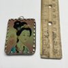 Hand Painted and Set Double Sided Pendant (Style 4) - 1 Piece - Image 4