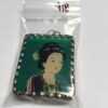 Hand Painted and Set Double Sided Pendant (Style 4) - 1 Piece - Image 3