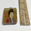 Hand Painted and Set Double Sided Pendant (Style 5) - 1 Piece - Image 4