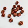 Corrugated Acrylic Rounds in Orange (large hole) - 80 Pieces - Image 2