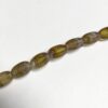 Vintage German Glass Oval Beads - 22 Pieces