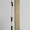 Vintage German Glass Beads in Black and White - 18 Pieces - Image 3
