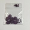 Vintage Glass Leaves in Matte Purple - 16 Pieces - Image 2